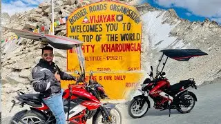 Khardungla TOP Riding With Sepal Shield Pulsar Ns200 & Himalayan BS6