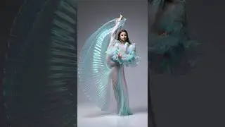 🇺🇦 Model poses for photoshoot📸 Rhythmic gymnastics. Model Valeriia