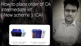 How to order Books for CA intermediate for may,24|New scheme|icai|CA|complete detail