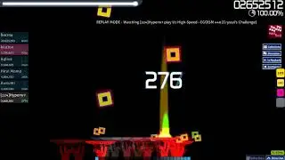 Osu!Catch | [224]Hyperw7 | EGOISM 440 [Crystal's Challenge] +HR SS 1023pp