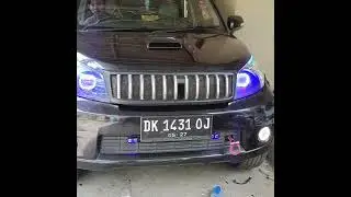 pemasangan biled dan mini proji mobil terios