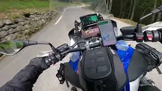 [RAW] BMW R 1250 GS Adv fully loaded on Slovenian curves