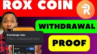 Как вывести монету Rox из нового приложения для майнинга (без вложений) с оплатой 8 долларов в де...