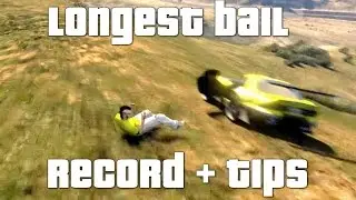 GTA ONLINE - LONGEST BAIL CHALLENGE +180 m (610 ft)
