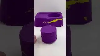Watch this kinetic sand cylinder crumble. 😍✨
