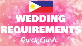 How to Get Married in the Philippines? 👰🤵 Foreigner & Filipino