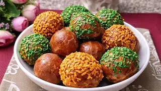 I make this EVERY day! Soft and Crispy Yogurt Donut Balls