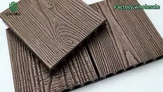 Wood Plastic Composite Decking WPC  Extrusion Outdoor Flooring Boards