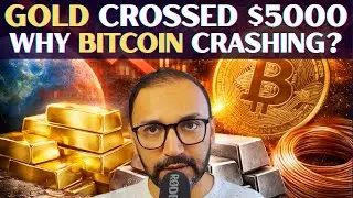Gold Just Crossed $5000/oz Why Bitcoin & Crypto is Crashing hard? (in Urdu/Hindi)