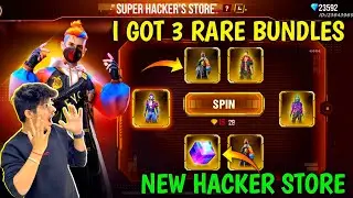 New Super Hacker&rsquo;s Store Event In Free Fire || I Got New Tiktoker Bundle ||Wasting 22,000💎Diamonds