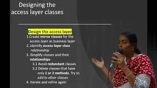 Access layer_Object Oriented Analysis and Design_part 6_ Narmadha_Naveen