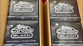 2020 TOPPS CHROME BLACK CASE BREAK!