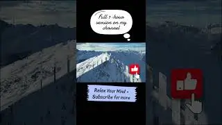 Slow Winter Ambient ❄️ Snowy Mountain Vibes | Downtempo Electronic Chill