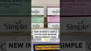YOU GUYS NEED TO SEE THIS NEW IN BOOTS SIMPLE SKINCARE BARRIER CREAM DREAM TEAM 🌝✨🤝 #bootsuk