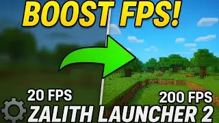 200+ FPS in Minecraft Java! Best Optimization Settings (Zalith Launcher 2)