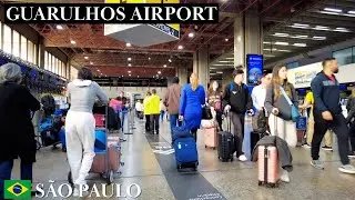 🇧🇷 Walking Guarulhos International Airport in S&atilde;o Paulo, Brazil
