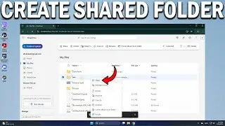 How To Create Shared Folder In OneDrive - Easy Fix