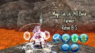 Toram Online - Mage Luk Lvl. 240 Build | Farm Low-High Level Mobs Easier!