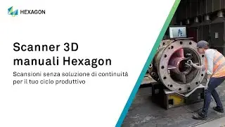 Adattate i vostri flussi di lavoro | Scansione senza problemi con gli scanner 3D manuali di Hexagon