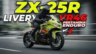 Transformasi ZX-25R Livery VR46 Pertamina Enduro Racing Team 2026  Auto Keren!