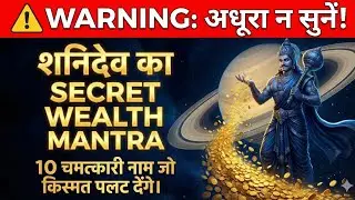 Most Powerful Mantra for Money & Wealth | Shani Dev 10 Names (Abundance & Prosperity)