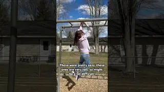 Monkey 🙉 bars challenge #park #outside #monkey #monkeybars