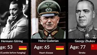 How They Died: The Final Fates of 30 WWII Generals