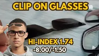 Clip On Glasses with High Index 1.74 | High Power | Thik Glasses Solution @TheopticalPakistan