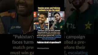 Tension grows and Pakistan continues to loss the mind!! #asiacup2025 #cricket #uae #indvspak #usa