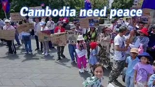 Cambodia need peace  Thailand stop the war justice for Cambodia ￼￼￼￼