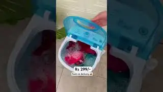 Mini Washing Machine Review | ₹1500 में क्या सच में काम की है? | Foldable Washing Machine#flipkarts