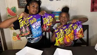 Trying *NEWER* Spicy Takis !!🥵🔥🔥 W/ Dad