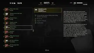 QUESTS: Monster Slayer (Witcher 3 In-Game Lore Read Aloud)