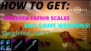 Craftopia how to get Reversed Scales of Fafnir! Welcome to End GAME!