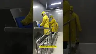 What can a hygiene station achieve in a food factory? #food safety and hygiene #www.wonehygiene.com