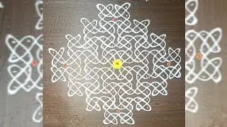 🙏Today's 🪔aesthetic 💫& marvelous 🪄🦩#traditionalsikkukolam @marvelousmalaimagal🧿
