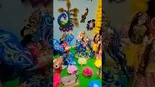 Radha Krishna Holi /  Holi Decoration / Holi song #happyholi #holi #holidecoration