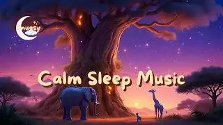 Relaxing Music for Kids 🦒 Gentle Safari Saxophone | Calm Music for Toddlers