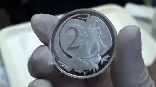 Australian 1c & 2c commemorative coins look stunning in silver