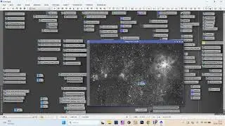 elaborazione nebulosa tarantola sho pixinsight