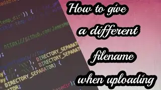How to give a different file name when file upload in codeigniter