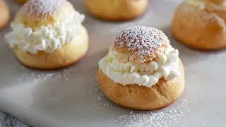 Cream Puffs | Easy Homemade Cream Puffs Recipe | 奶油泡芙