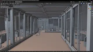 Start of the front team sections - Blender VR spacecraft spaceship game map space travel engineer