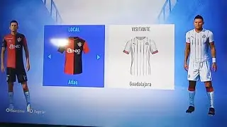 jugando FIFA 19 Atlas contra Chivas