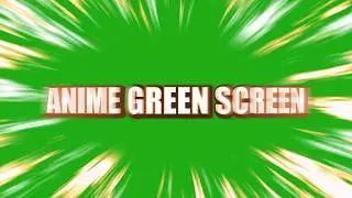 Anime Green Screen (Free 4K Download)