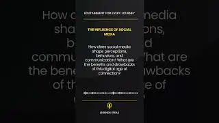 The Influence of Social Media 📱 How does it shape behavior Pros and cons of digital connection