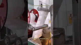 M&aacute;quina envasadora de caf&eacute; en polvo por goteo en bolsas, muy popular en Espa&ntilde;a.