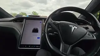 How to release Handbrake on Tesla Model X to Service it and check the brakes on MOT