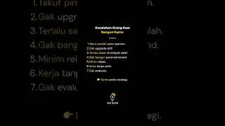 Kesalahan orang saat bangun karir #motivation #mindset #shrots #viral #online
