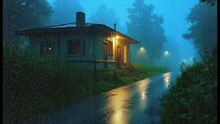 Night Thunder & Rainstorm Sounds | Perfect Nature Ambience for Sleeping & Meditation